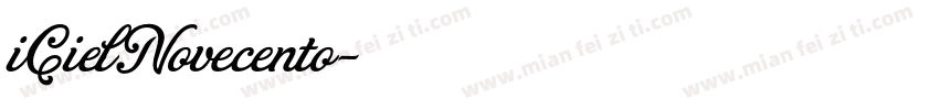 iCiel Novecento字体转换